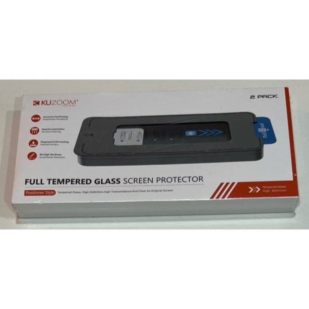 KUZOOM Full Tempered Glass Screen Protector
